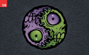 Zombie Yin-Yang by John Schwegel