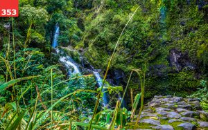 Waikani Falls by Eric Krieger