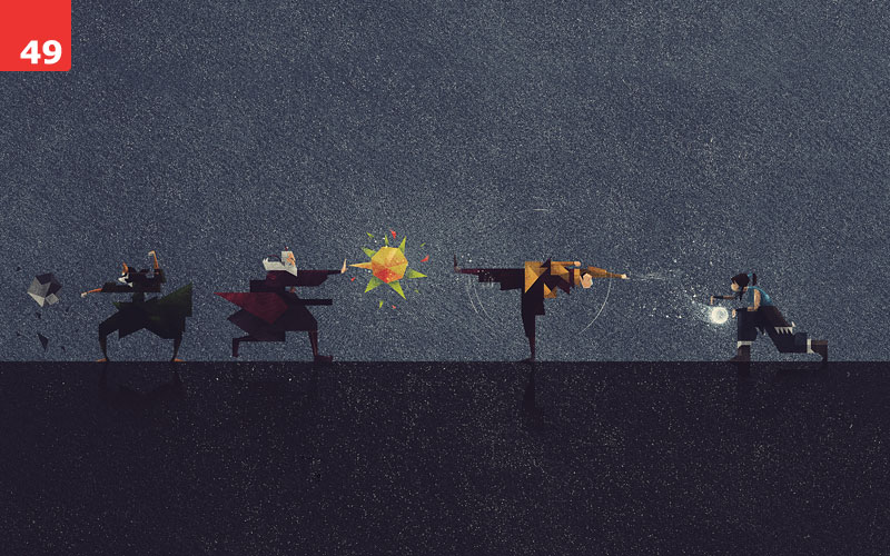 Earth, Fire, Wind & Water by Dan Matutina