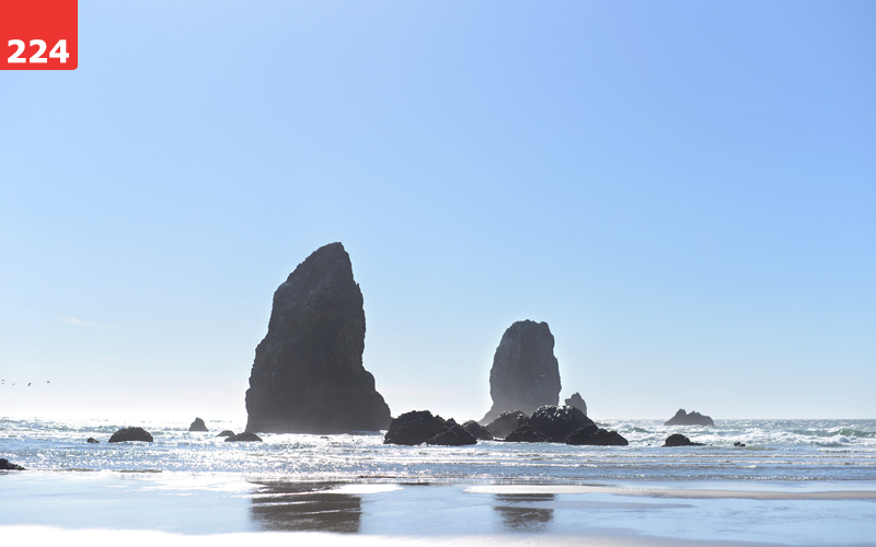 Oregon Coast Rock Formations by Traveling Julie