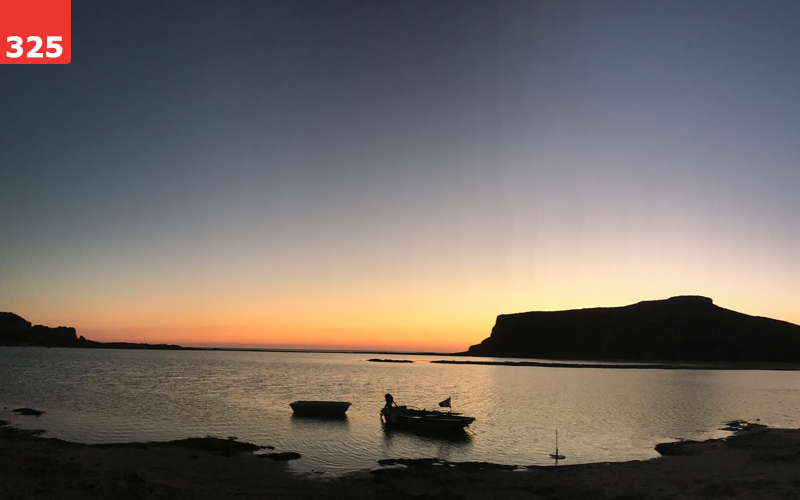 Sunset at Balos by Anthony Agrios