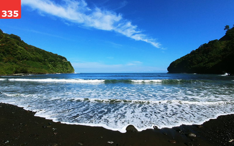 Black Sand Beach by Eric Krieger