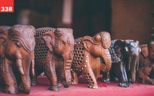 Wood Elephants by Aayush Manandhar