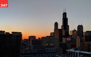 Sears Tower Sunset by Erin Slonaker